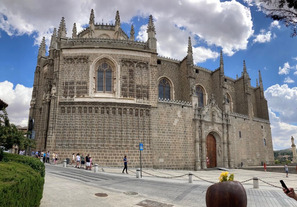 Main entrance to the Monastery where the kosher slaughterhouse used to be.