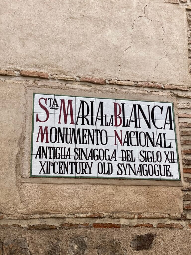 Entrance to the old synagogue now converted into church.